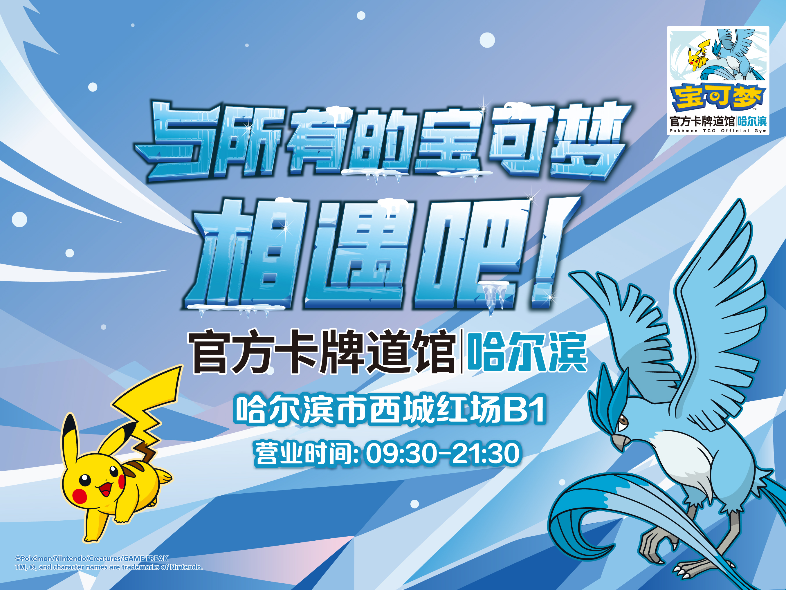 “宝可梦官方卡牌道馆-哈尔滨”正式开业